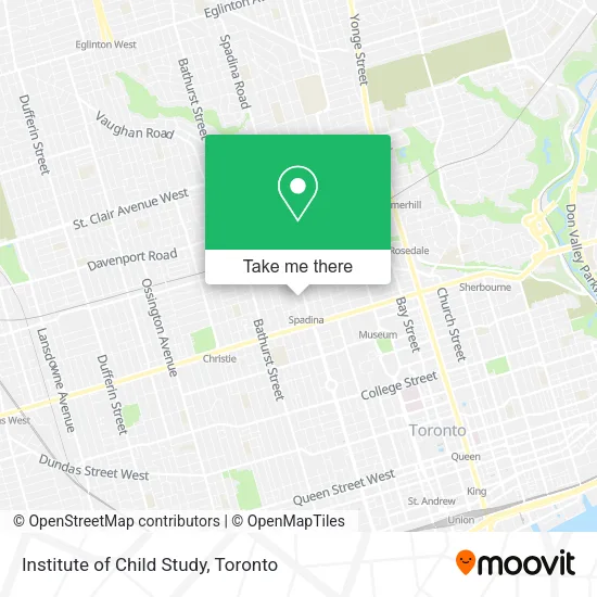 Institute of Child Study map