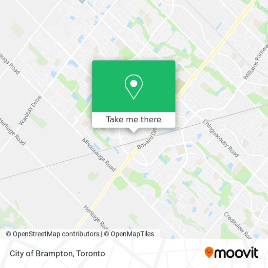 City of Brampton map