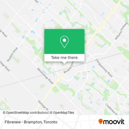 Fibrenew - Brampton map