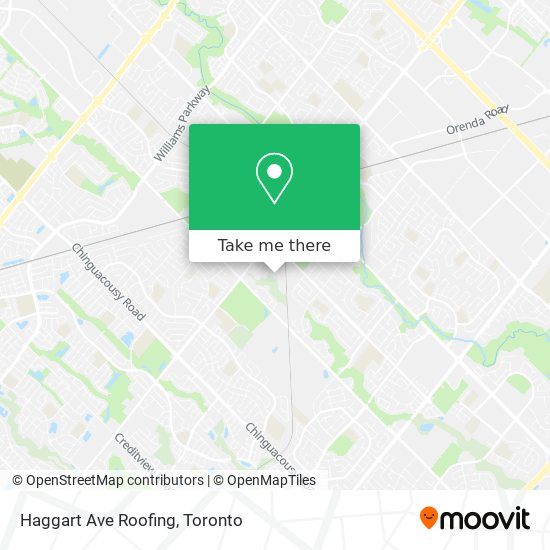 Haggart Ave Roofing map