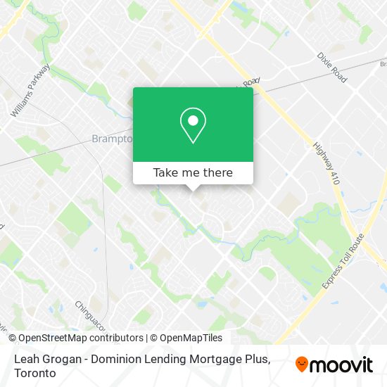 Leah Grogan - Dominion Lending Mortgage Plus map