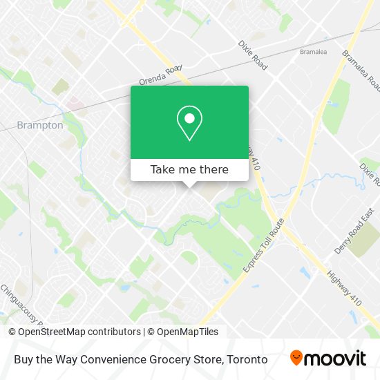 Buy the Way Convenience Grocery Store map