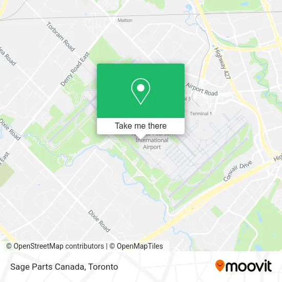 Sage Parts Canada map