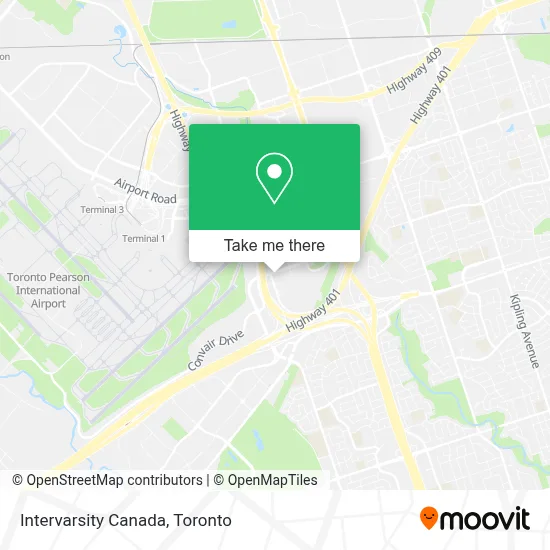 Intervarsity Canada map