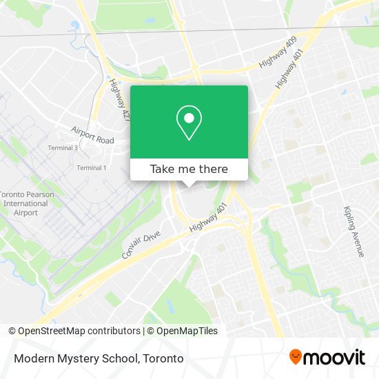 Modern Mystery School map