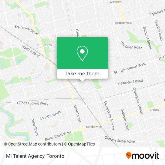 Ml Talent Agency map