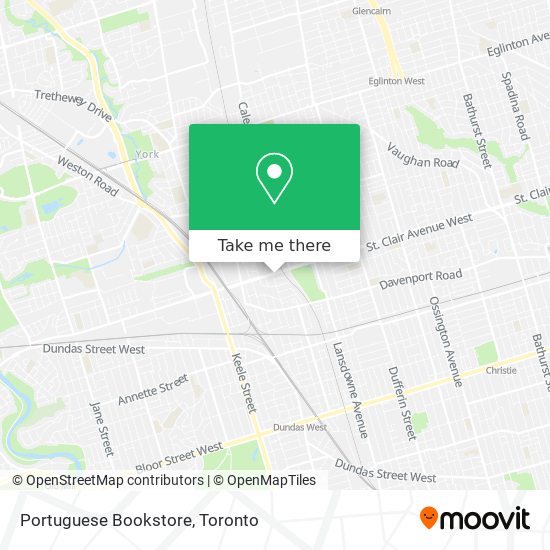 Portuguese Bookstore map