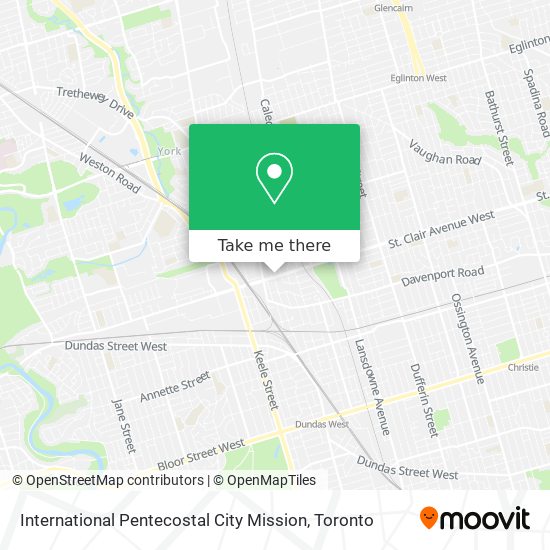 International Pentecostal City Mission map