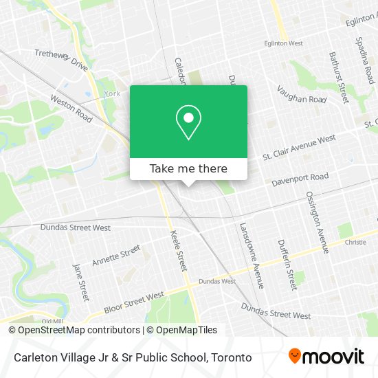 Carleton Village Jr & Sr Public School map