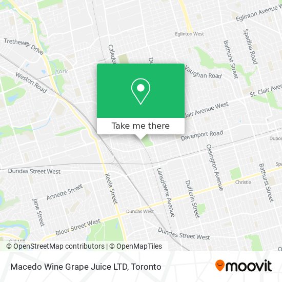 Macedo Wine Grape Juice LTD map