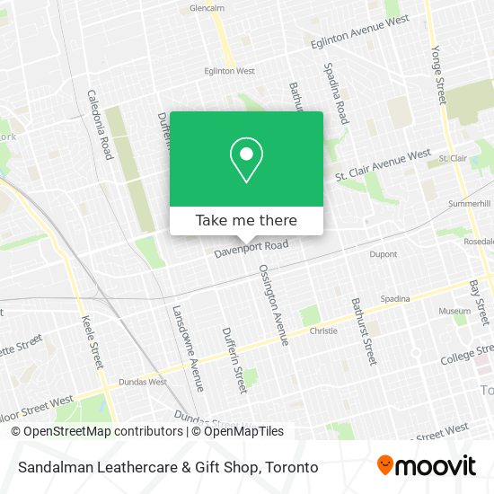 Sandalman Leathercare & Gift Shop map