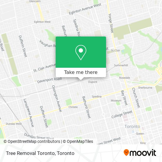 Tree Removal Toronto map