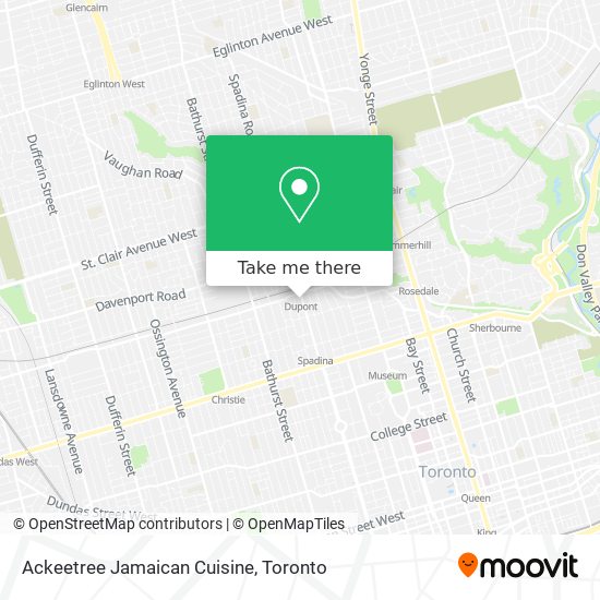 Ackeetree Jamaican Cuisine map