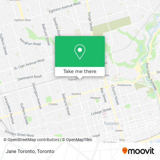 Jane Toronto map