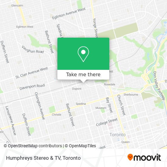 Humphreys Stereo & TV map