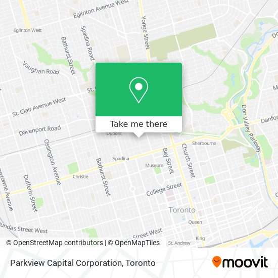 Parkview Capital Corporation map