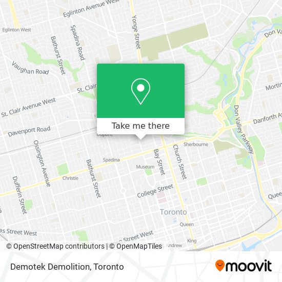 Demotek Demolition map