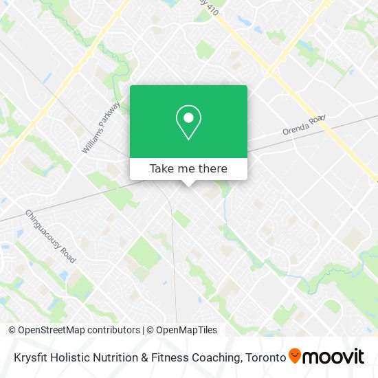 Krysfit Holistic Nutrition & Fitness Coaching map