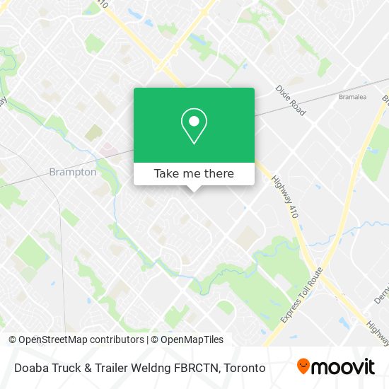 Doaba Truck & Trailer Weldng FBRCTN map