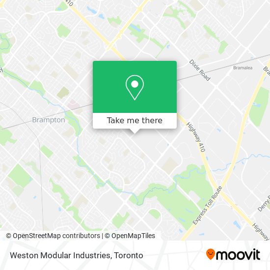 Weston Modular Industries map