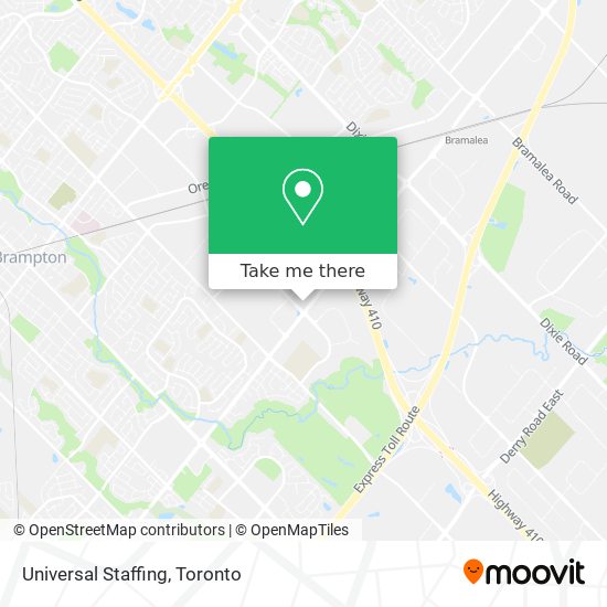 Universal Staffing map