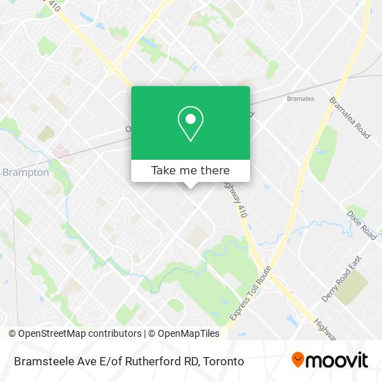 Bramsteele Ave E / of Rutherford RD map