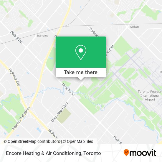 Encore Heating & Air Conditioning map