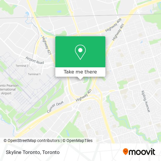 Skyline Toronto map