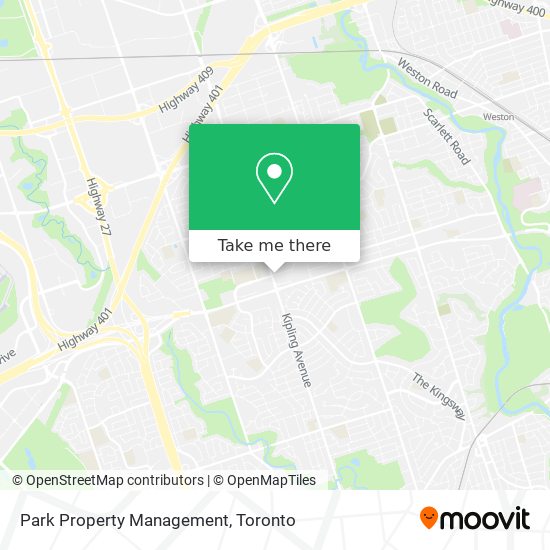 Park Property Management map