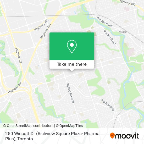 250 Wincott Dr (Richview Square Plaza- Pharma Plus) map
