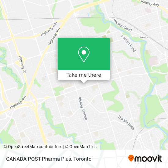 CANADA POST-Pharma Plus map