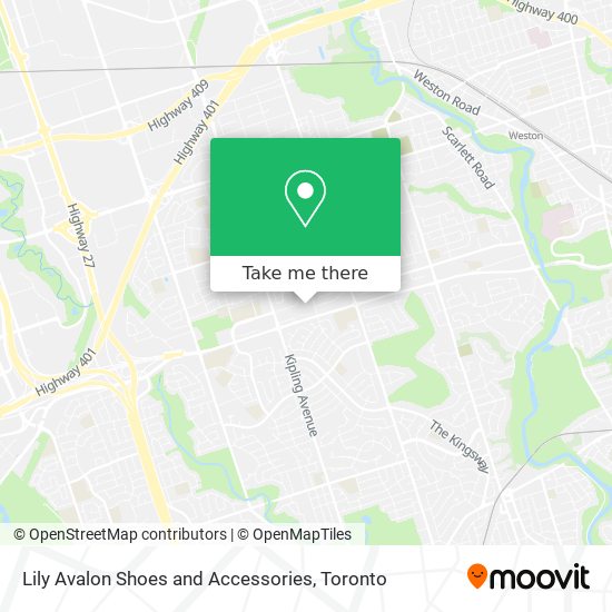 Lily Avalon Shoes and Accessories map