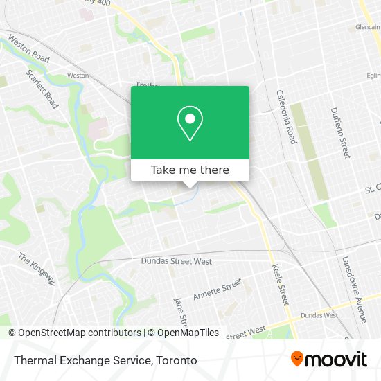 Thermal Exchange Service map