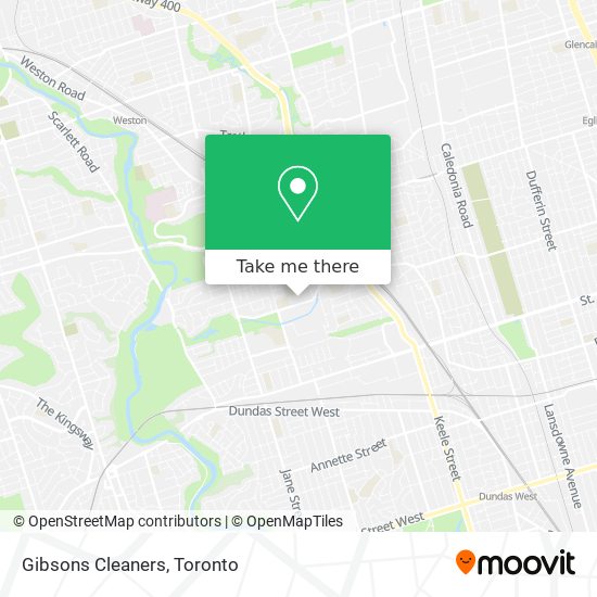 Gibsons Cleaners map