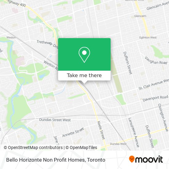 Bello Horizonte Non Profit Homes map