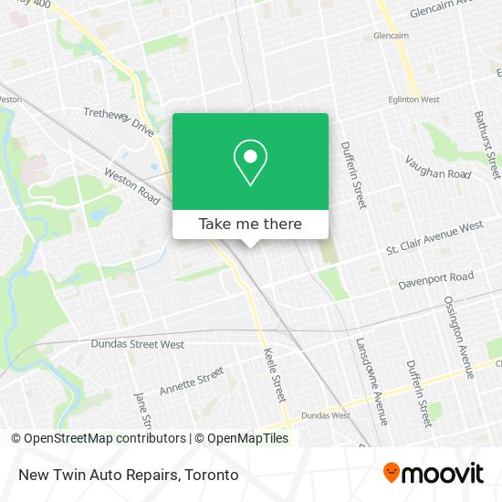 New Twin Auto Repairs map