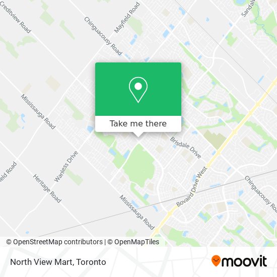 North View Mart map