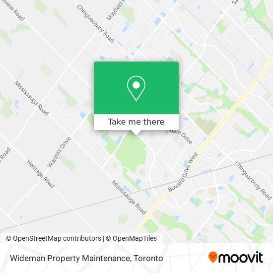 Wideman Property Maintenance map