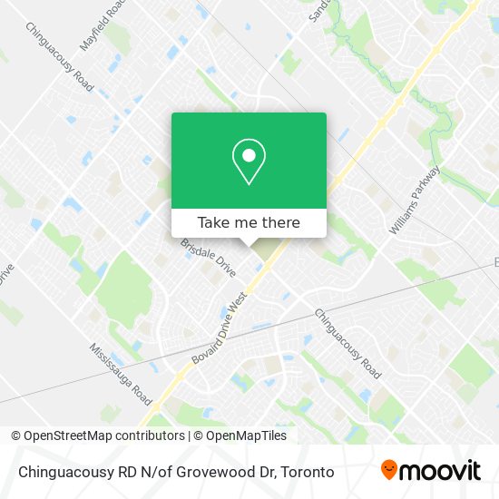 Chinguacousy RD N / of Grovewood Dr map
