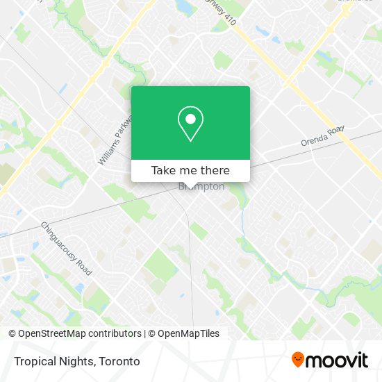 Tropical Nights map