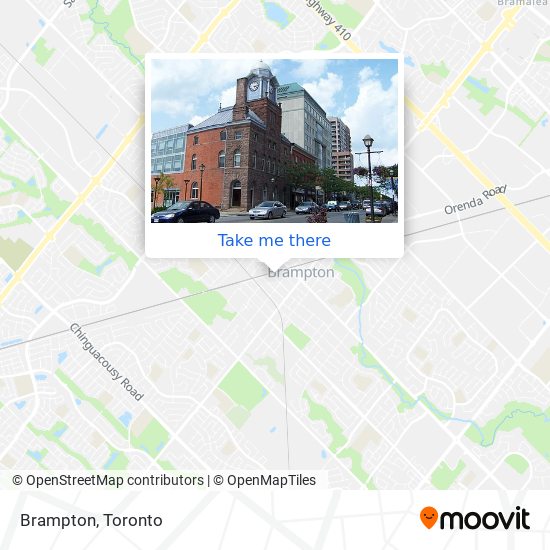 Brampton map