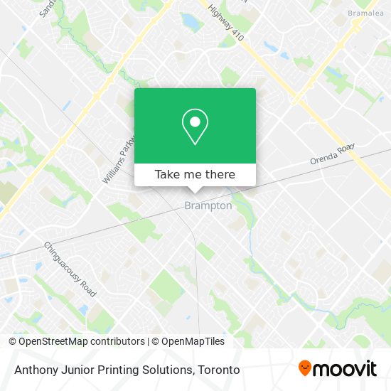 Anthony Junior Printing Solutions map