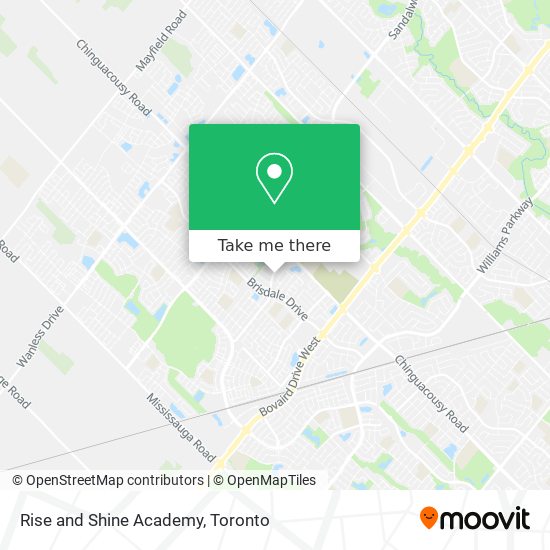 Rise and Shine Academy map