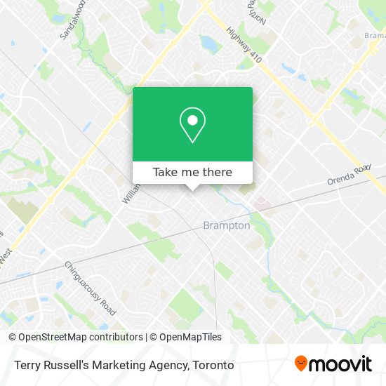 Terry Russell's Marketing Agency map