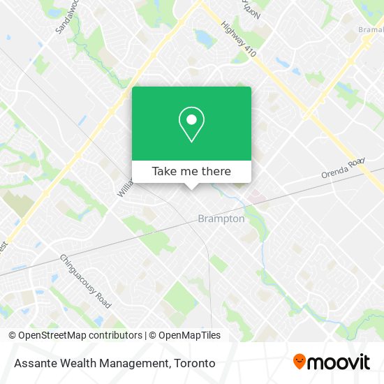 Assante Wealth Management map