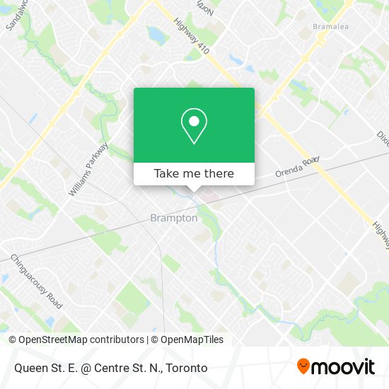 Queen St. E. @ Centre St. N. map