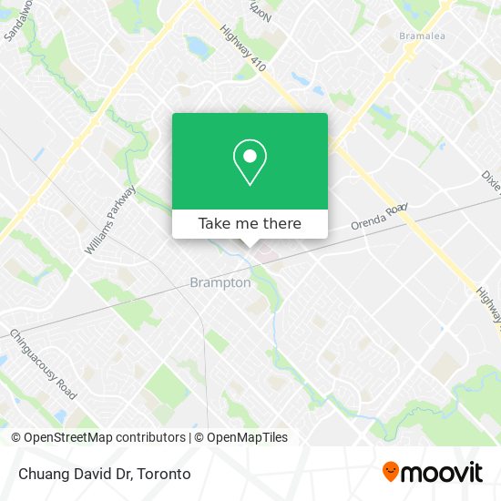 Chuang David Dr map