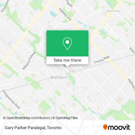 Gary Parker Paralegal map