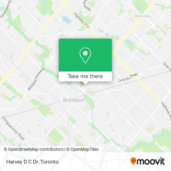 Harvey D C Dr map