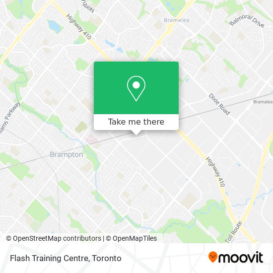 Flash Training Centre map